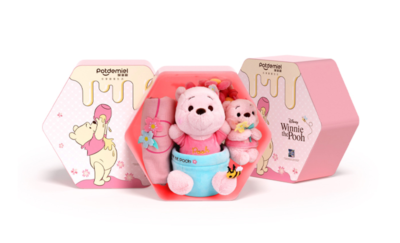 迪士尼小熊維尼櫻花系列禮盒